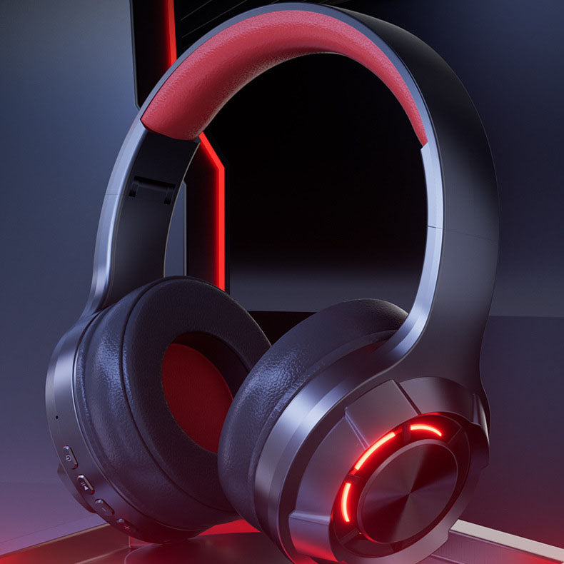 Kabellose LED Gaming Kopfhörer m. RGB | 60h Akku & BT 5.3 | Für PC Gaming & Streaming