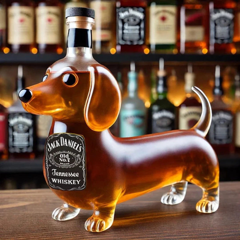 10oz Humorvolle Glas-Karaffe mit einzigartigem Design – Ideal für Bar, Büro & Zuhause