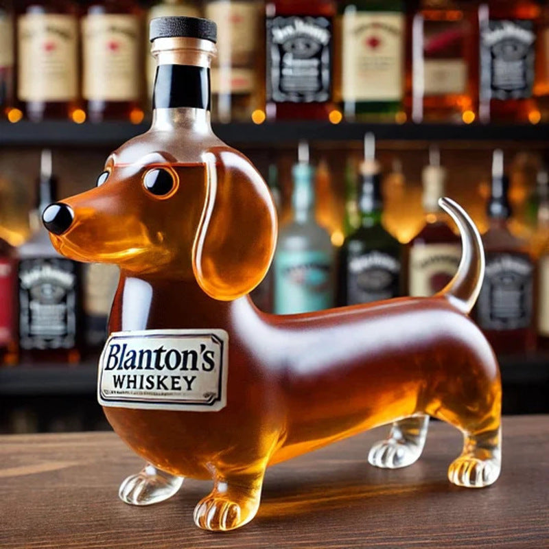 10oz Humorvolle Glas-Karaffe mit einzigartigem Design – Ideal für Bar, Büro & Zuhause