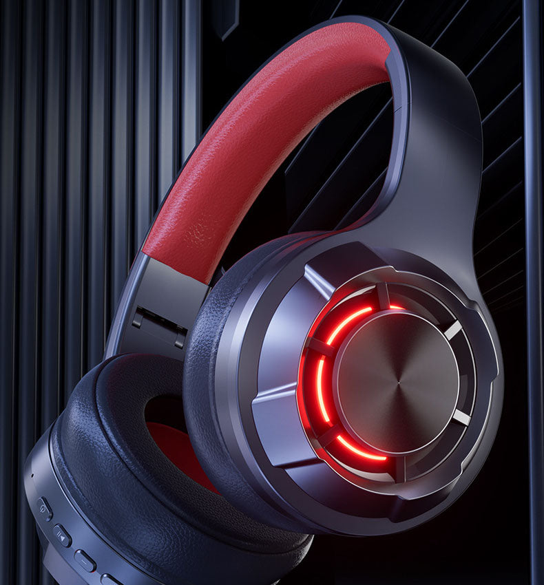 Kabellose LED Gaming Kopfhörer m. RGB | 60h Akku & BT 5.3 | Für PC Gaming & Streaming