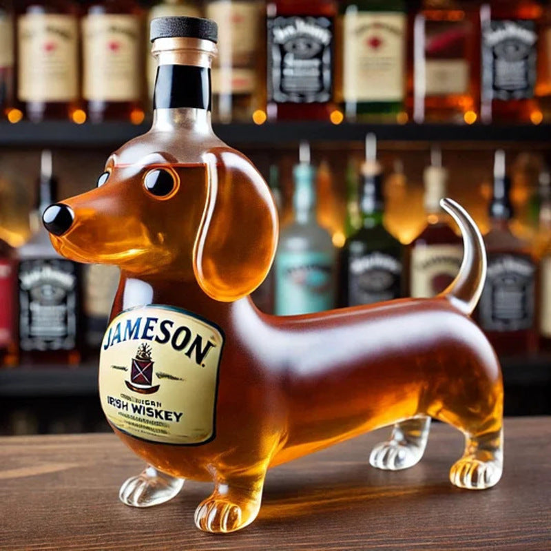 10oz Humorvolle Glas-Karaffe mit einzigartigem Design – Ideal für Bar, Büro & Zuhause