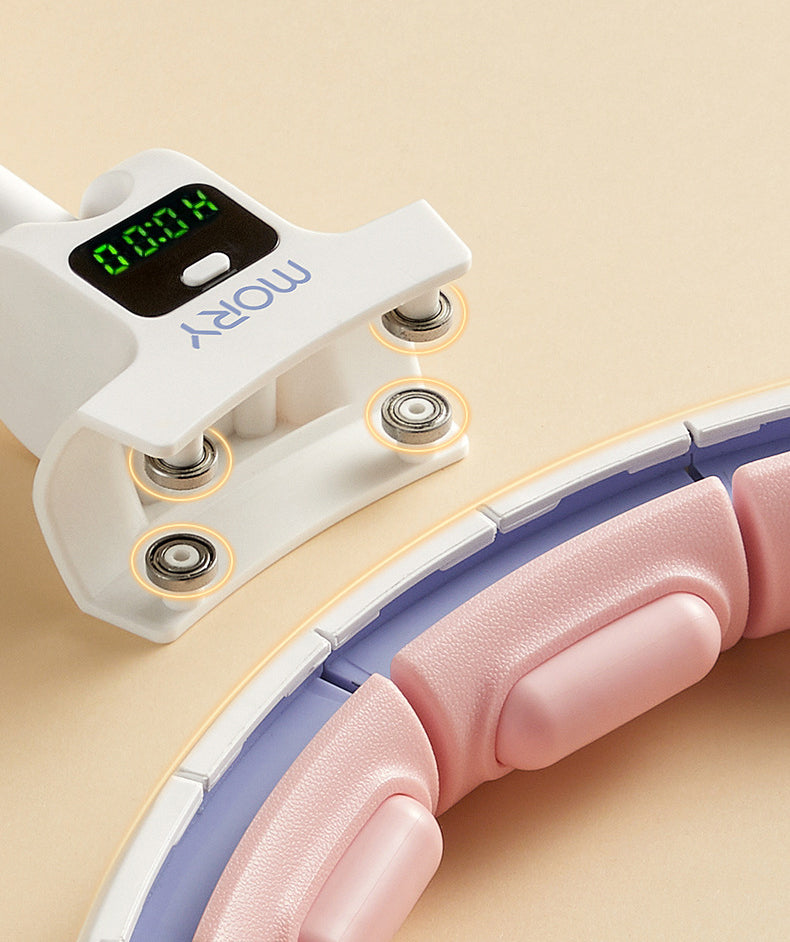 Das leichte und tragbare Design des elektrischen Nackenmassagegeräts wird gezeigt.