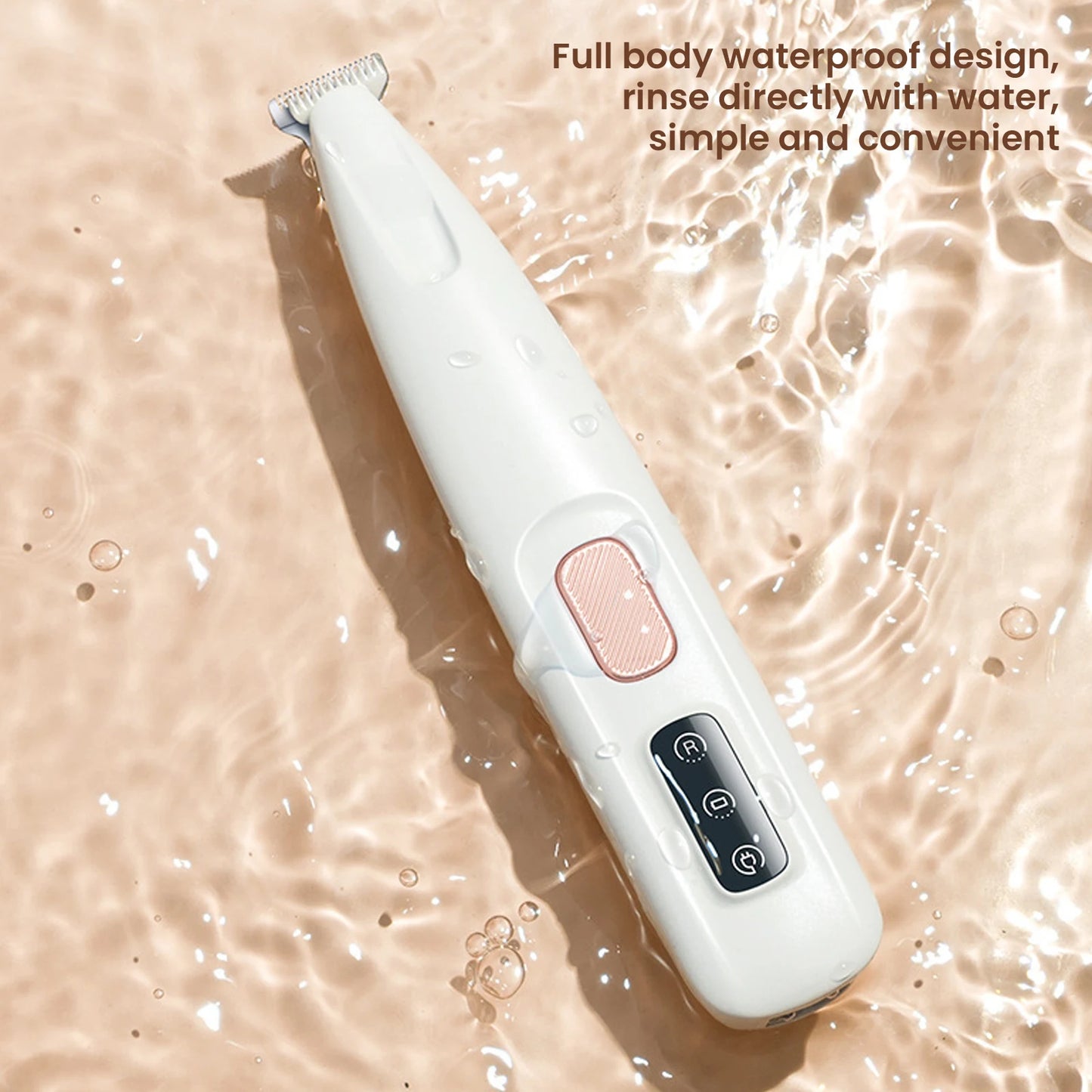 Profi Pfotentrimmer mit LED-Licht – Wasserdicht, Leise & Wiederaufladbar für Hunde/Katzen