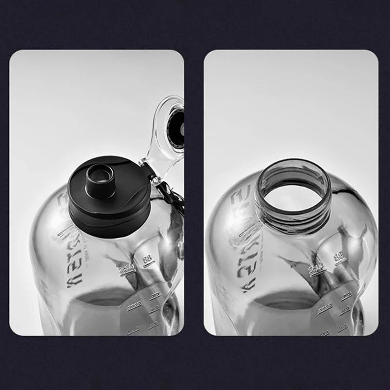 Tragbare Gym & Fahrrad Wasserflasche 1,7L/2,7L für Sport & Outdoor