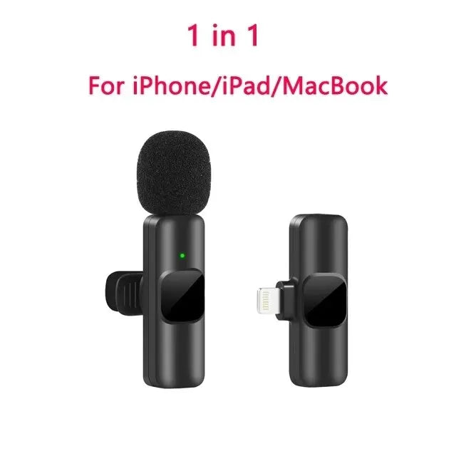 Kabelloses Lavalier Mikrofon Neu Handy Live Stream Gaming iPhone Android 🔊✨