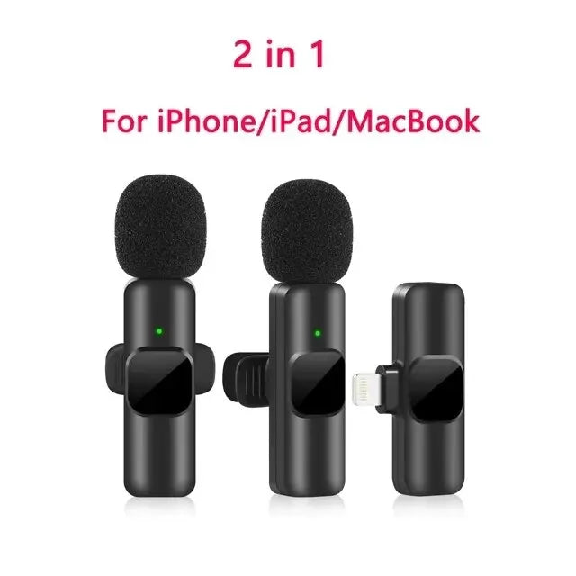 Kabelloses Lavalier Mikrofon Neu Handy Live Stream Gaming iPhone Android 🔊✨