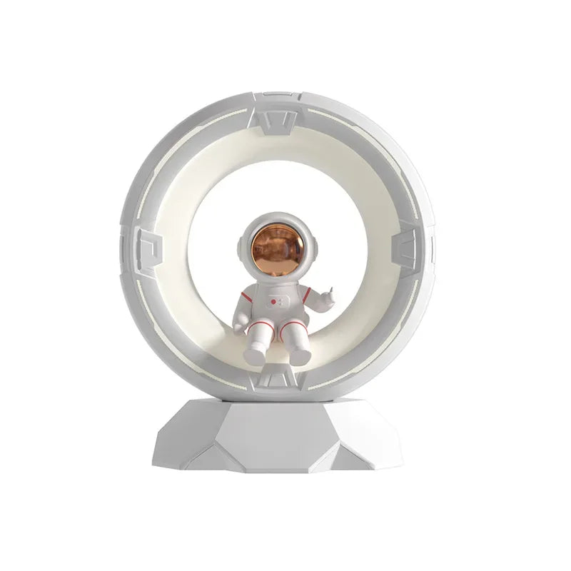 Leuchtender Astronaut Nachtlicht Schreibtischlampe - Weltraum Mann LED Dekoration Geschenk für Atmosphäre & Zuhause
