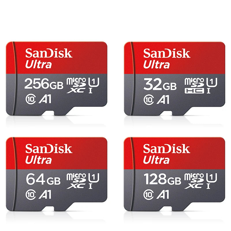 Ultra MicroSD Speicherkarte: A1 Class 10 SD TF Flash Card für Smartphones (32GB - 512GB)