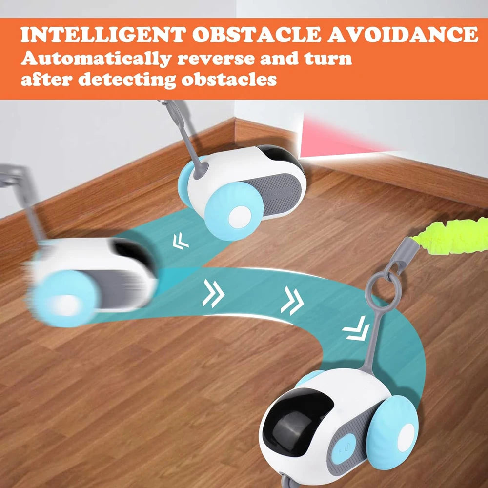 Smartes Katzenspielzeug Auto 2 Modi Ferngesteuert Interaktiv für Katzen Hunde 🐾🚗