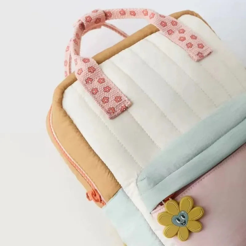 Kinderrucksack: Niedliche Umhängetasche mit Sonnenblumen-Anhänger – Perfekt für Kindergarten & Freizeit