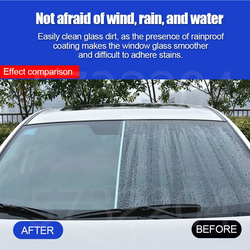 Nano Scheibenversiegelung & Regenabweiser | Hydrophobe Beschichtung für klares Autoglas