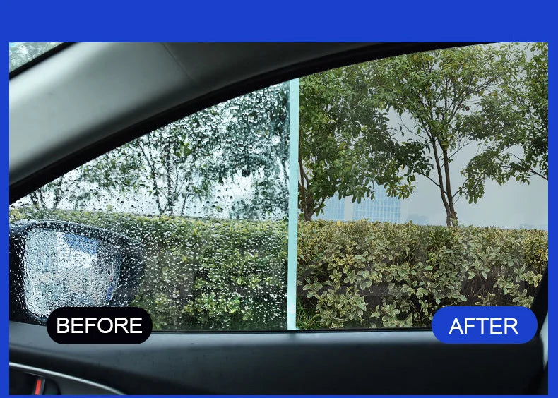 Nano Scheibenversiegelung & Regenabweiser | Hydrophobe Beschichtung für klares Autoglas
