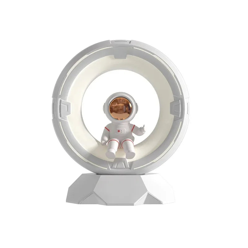 Leuchtender Astronaut Nachtlicht Schreibtischlampe - Weltraum Mann LED Dekoration Geschenk für Atmosphäre & Zuhause