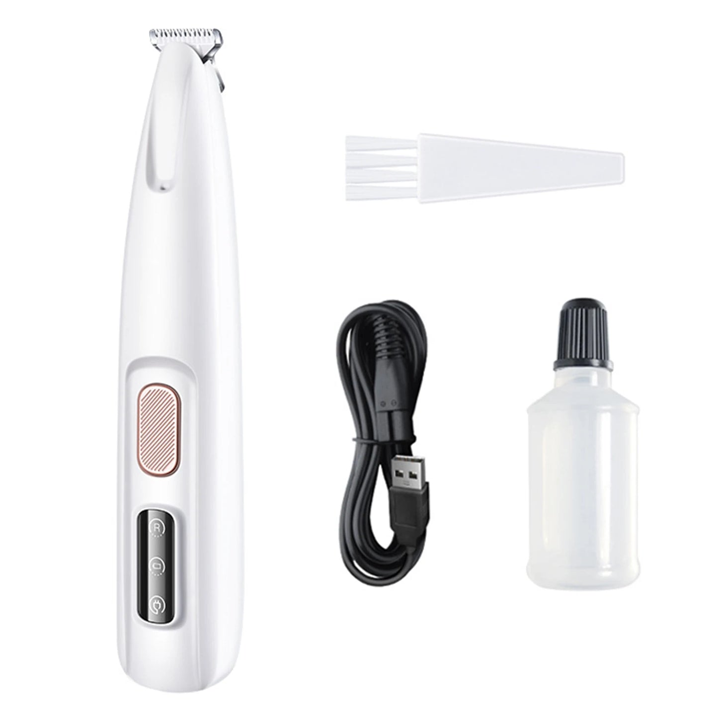 Profi Pfotentrimmer mit LED-Licht – Wasserdicht, Leise & Wiederaufladbar für Hunde/Katzen