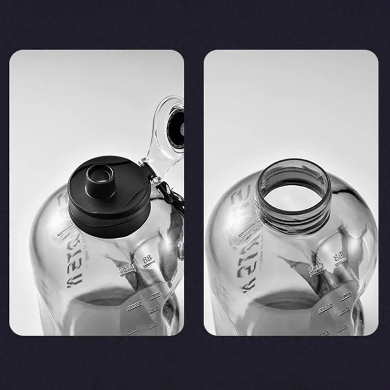 Tragbare Gym & Fahrrad Wasserflasche 1,7L/2,7L für Sport & Outdoor