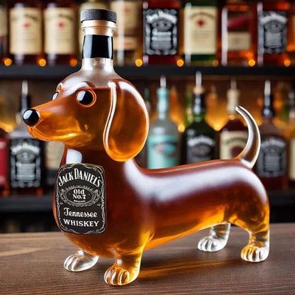 10oz Humorvolle Glas-Karaffe mit einzigartigem Design – Ideal für Bar, Büro & Zuhause