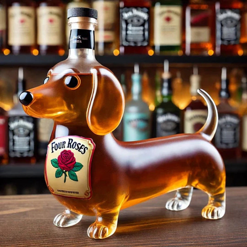 10oz Humorvolle Glas-Karaffe mit einzigartigem Design – Ideal für Bar, Büro & Zuhause