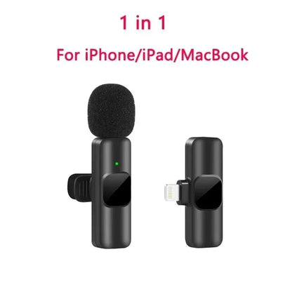 Kabelloses Lavalier Mikrofon Neu Handy Live Stream Gaming iPhone Android 🔊✨