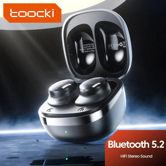 Toocki TWS Wasserfeste Sport-Ohrhörer mit Bluetooth 5.2 & Hi-Fi-Stereo-Sound