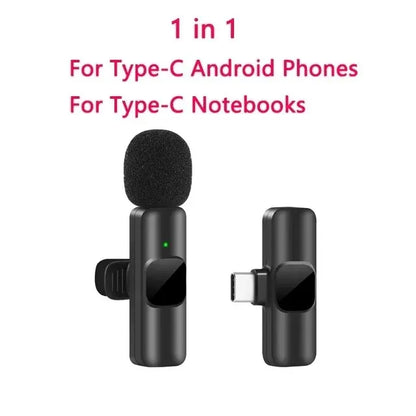Kabelloses Lavalier Mikrofon Neu Handy Live Stream Gaming iPhone Android 🔊✨
