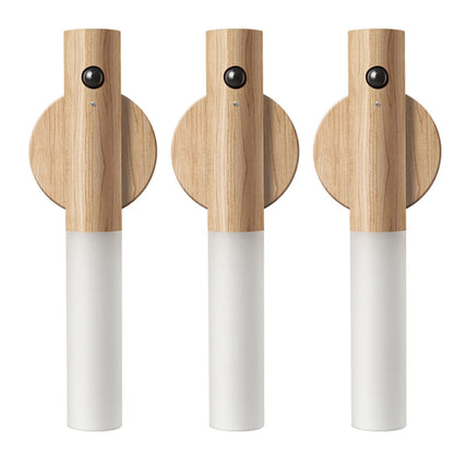 Bewegungssensor LED Nachtlicht - USB Wiederaufladbare Wandleuchte | Tischlampe & Flurlicht (1/2/3er Pack)