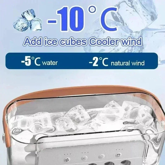Mini Klimaanlage Ventilator 3in1 Luftbefeuchter LED Nachtlicht Büro Zuhause Neu ❄️🌟