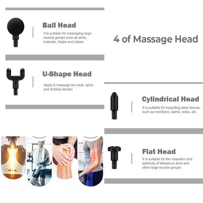 Mini Kabellose Massagepistole - Muskelentspannung & Erholung für Nacken, Schulter & Körper
