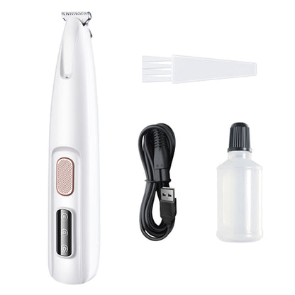 Profi Pfotentrimmer mit LED-Licht – Wasserdicht, Leise & Wiederaufladbar für Hunde/Katzen